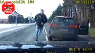 Dynamiczne zatrzymanie przestępców ze skradzionym towarem.  STOP PIRAT