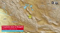 Trzęsienie ziemi w Mongolii.  Wstrząsy o magnitudzie 5,8 [KS Info]