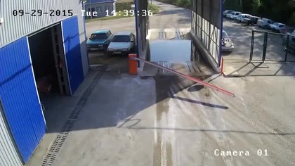 Szlaban kontra skuter