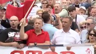 Niemiecka policja na ulicach Gdańska 