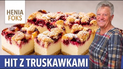 Serowe Objawienie  szybki sernik z truskawkami z wiaderka! Pyszny przepis na ciasto pełne truskawek