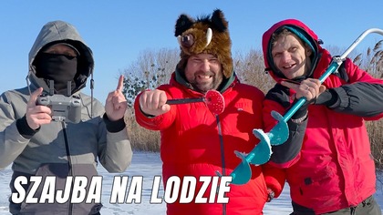 Namówiłem Szajbę na lód Nie był na to gotowy! | Wędkarstwo podlodowe -10°C