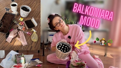 ROBIMY OGRÓDEK NA BALKONIE!! (mój pierwszy raz) | COMFORT VLOG
