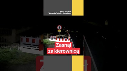Senność za kierownicą może mieć poważne konsekwencje.  #kierowca #tir #ciężarówka #trasa