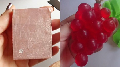 Soap Carving ASMR Relaxing Sounds no talking Satisfying ASMR Video #soapcarving #carvingsoap #jabón