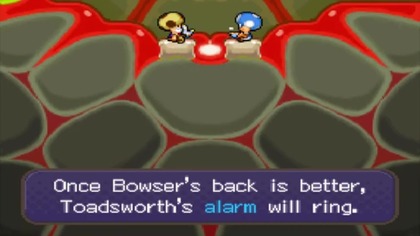 W grze na platformę Nintendo DS dowiadujemy się od braci Mario, że ich odwieczny rywal Bowser po zjedzeniu magicznych grzyb&oacute;w zaczyna wysysać przedmioty i rosnąć. Pomagamy im przywr&oacute;cić ich wrogowi właściwy rozmiar.