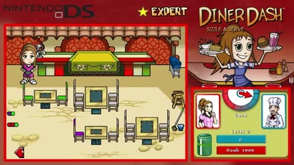 Diner Dash Sizzle and Serve - przewodnik po grze (Poziomy 2. 1-2. 5)