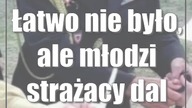 Łatwo nie było, ale młodzi strażacy dali radę