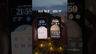 iOS 16 vs iOS 17 #iphone