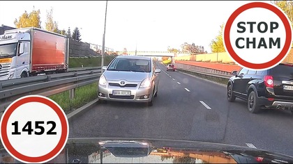 Stop Cham #1452 - Niebezpieczne i chamskie sytuacje na drogach