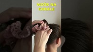 JAK zrobić SCRUNCHIE na SZYDEŁKU #shorts #short #shortsvideo #shortvideo