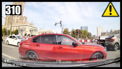 Chamskie wciskanie się BMW