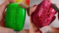 Soap Carving ASMR Relaxing Sounds no talking Satisfying ASMR Video #soapcarving #soapcuttingvideo
