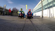 Mario Kart w centrum handlowym