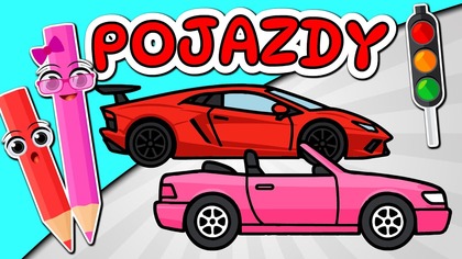  POJAZDY DLA DZIECI 2  Film edukacyjny dla dzieci z Kredką
