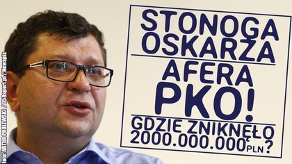 Zbigniew Stonoga ujawnia dokumenty! Szykuje się afera PKO?