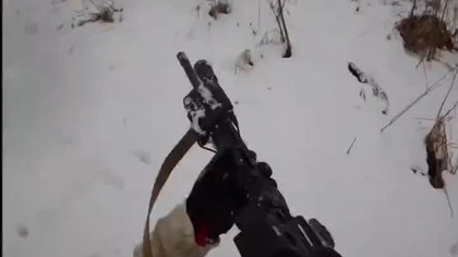 Wojna rosja-ukraina na śniegu