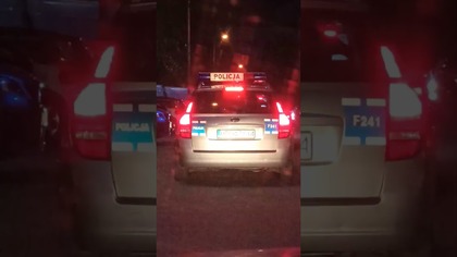 Nocna zmiana w służbie kina  #policja #radiowóz
