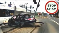 Wypadek Hondy w tramwajem w Szczecinie #1389 Wasze Filmy