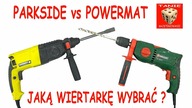 Wiertarka Udarowa PARKSIDE PSB 1050 A1 czy Młot Udarowy POWERMAT - Jaką wiertarkę wybrać ( TEST )