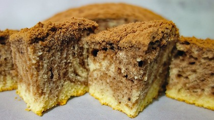 Ekspresowe ciasto  proste składniki, które masz w domu! Szybkie i puszyste ciasto marmurkowe!