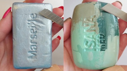 Soap Carving ASMR Relaxing Sounds no talking Satisfying ASMR Video