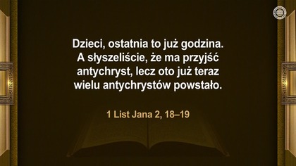 Dla zbawienia ludzkości WSZECHWIECZNY dał nam Biblię i ustanowił prawo.  Lektor.  PL 13+