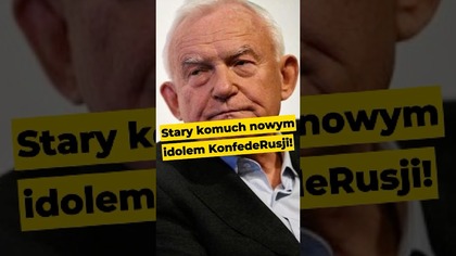 Stary komuch nowym idolem KonfedeRusji! #konfederacja #Miller #polityka
