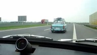 Trabant na autostradzie