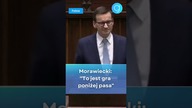 Morawiecki: To jest gra poniżej pasa #shorts