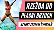 SMUKŁE UDA, BRAZYLIJSKIE POŚLADKI, PŁASKI BRZUCH - Szybki Trening Całego Ciała w Domu z Gumami