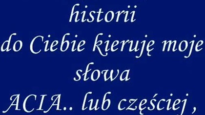 Od przyjaciela dla Aci czyli Bea -ty