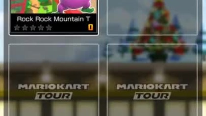 Mario Kart Tour Winter Tour Wario Cup Rock Rock Mountain T