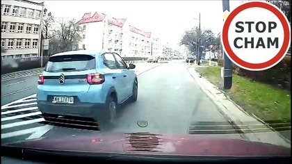 Jazda na suwak - jest Pan głupkiem...  jest Pan chamem #2102 Wasze Filmy