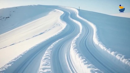 Meditation Channel - Fragment emisji z zimowymi krajobrazami (25. 02. 2026)