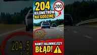 Ponad 200 km/h! Czy za taką jazdę powinno się tracić prawo jazdy?  #shorts #polskiekierowcy