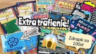 Zdrapki Lotto #689 Mega Mix za 100zł  Kilka wygranych i jeden rarytas 