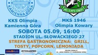 Zapowiedź meczu Olimpia Kamienna Góra - Olimpia Kowary (05. 09. 26 r. )
