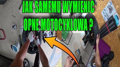 Jak się żyje u nas na wsi  Jak samemu zmienić opony w motocyklu?