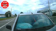 Zaśnięcie za kierownicą i kolizja.  STOP PIRAT
