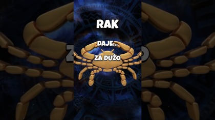 RAK  daje za dużo  #shorts #miłość #relacje #horoskop #astrologia #związki #uczucia #rak