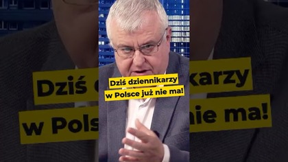 Dziś dziennikarzy w Polsce już nie ma #dziennikarz #polska #polityka