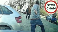 Agresywny kierowca parkuje na wjeździe, blokuje przejście ...  #422 Wasze Filmy