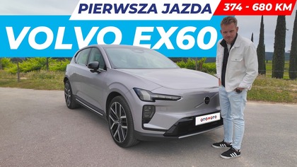 Volvo EX60 odleciało z technologią