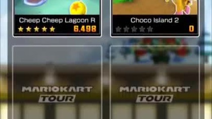 2 Mario Kart Tour Winter Tour Baby Mario Cup Choco Island 2
