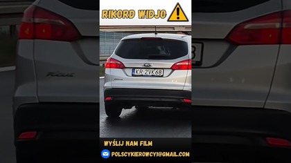 Królewicz w Fordzie kieruję korytarzem życia #shorts #viral #polscykierowcy #dashcam #ford