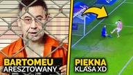 Bartomeu ZATRZYMANY przez POLICJĘ! BEKA w Ekstraklasie...  akcja meczu xD