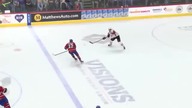 Niesamowita obrona podczas meczu hokejowego