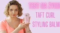 TAFT Curl Styling Balm | Test na żywo różowego Tafta! | Adrianna Biarda
