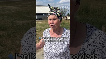 PANI KAZIMIERA OPOWIADA O EKSPLOZJI W OSINACH